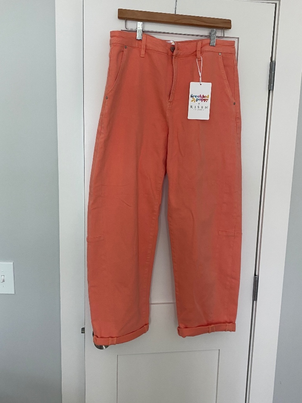 Freckled Poppy x Risen Jeans barrel leg jeans